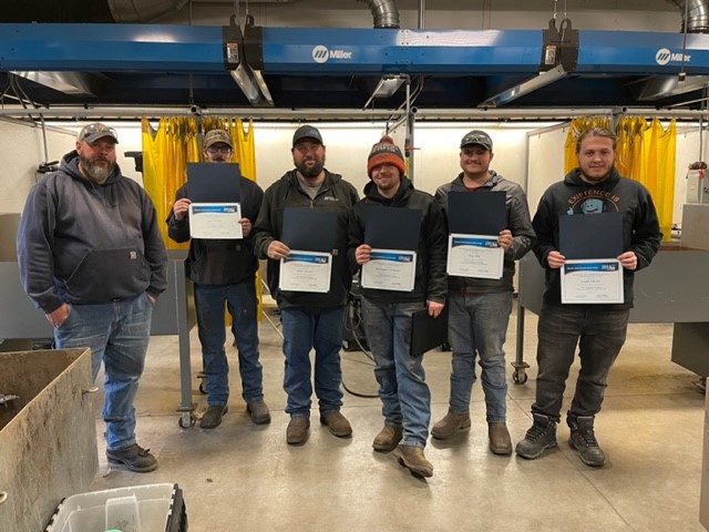 WTA May 2022 Ames Welding graduates