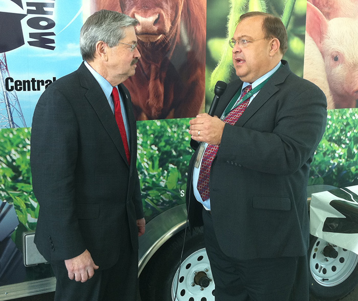 Mark Pearson and former Governor Branstad