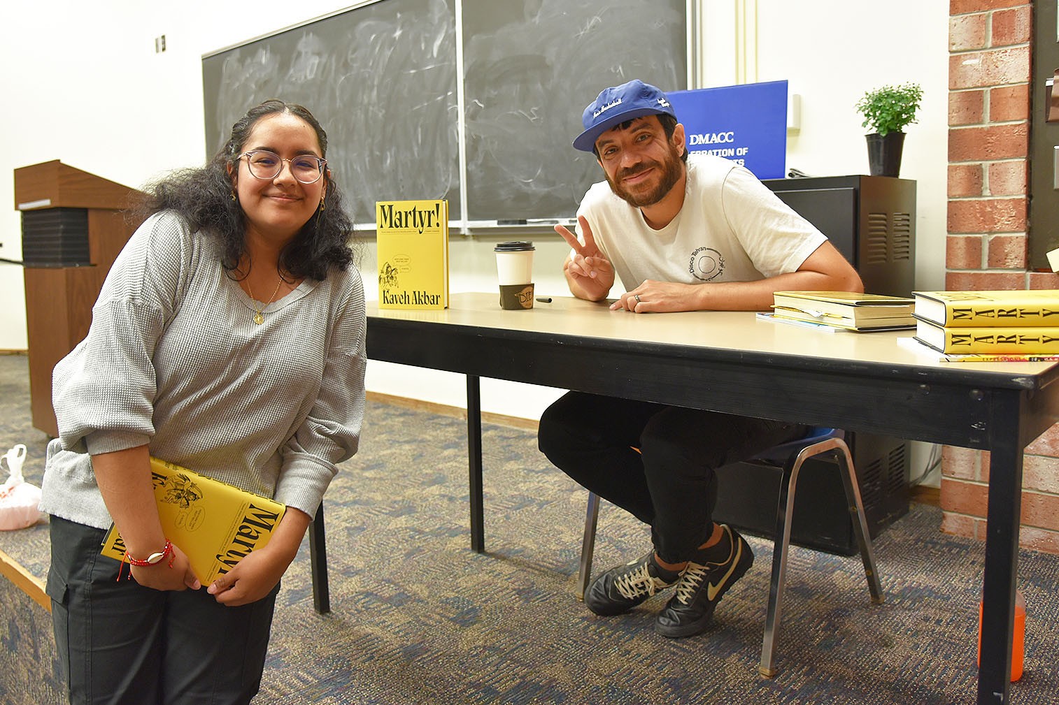 Kaveh Akbar at DMACC