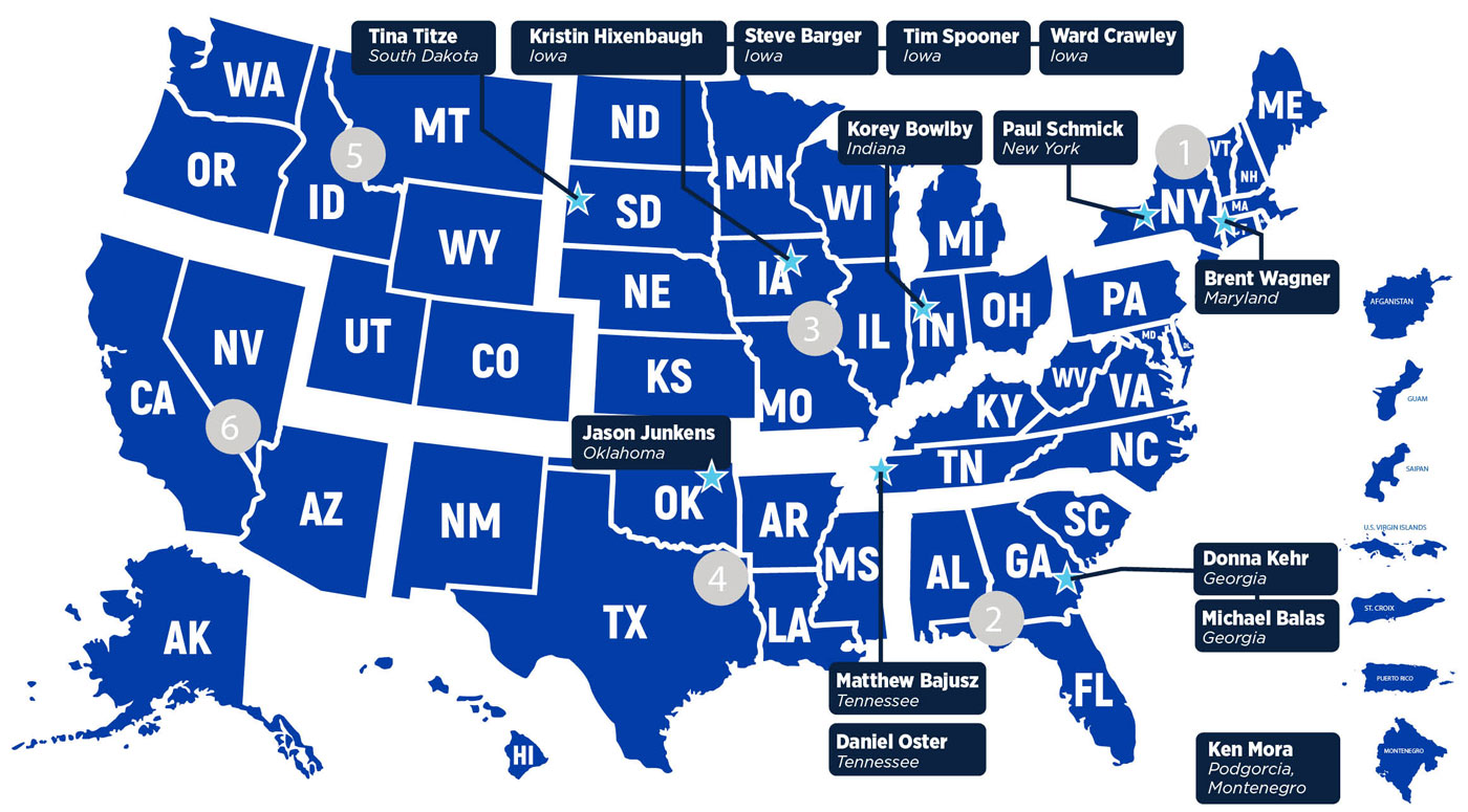 TSA Map